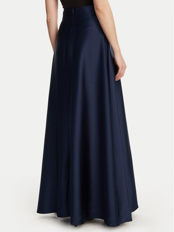 Rinascimento Rinascimento Spódnica maxi CFC0122686003 Granatowy Regular Fit