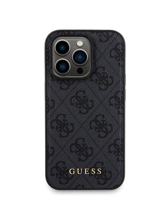 Guess Guess Zestaw prezentowy etui do iPhone 14 Pro Max + powerbank 4G Metal Logo Czarny