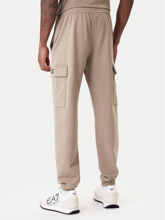 EA7 Emporio Armani EA7 Emporio Armani Spodnji del trenirke 8NPP67 PJVRZ U6167 Bež Regular Fit
