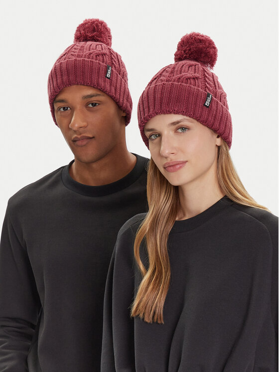 Jack Wolfskin Jack Wolfskin Шапкa Pompom 1905092 Фіолетовий