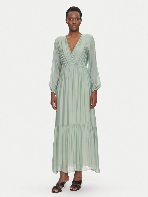 Dixie Dixie Rochie de vară A207W050 Verde Regular Fit