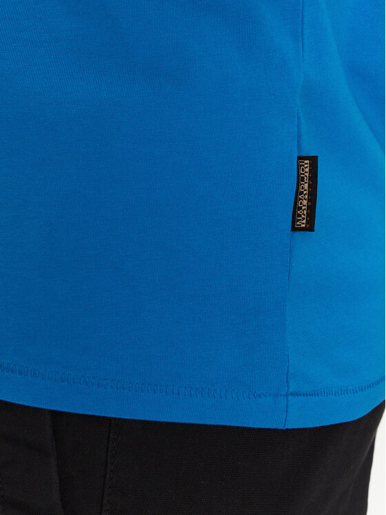 Napapijri Napapijri T-shirt S-Turin NP0A4HQG Plava Regular Fit