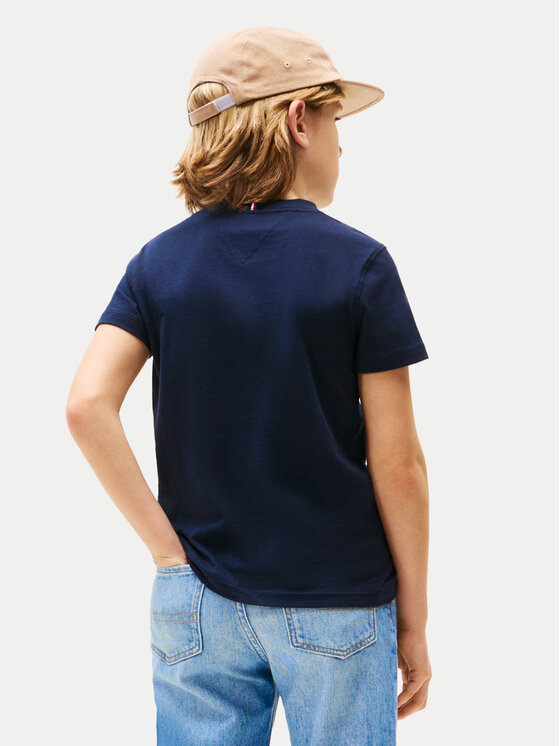 Tommy Hilfiger Tommy Hilfiger Tricou Essential KB0KB06879 D Bleumarin Regular Fit