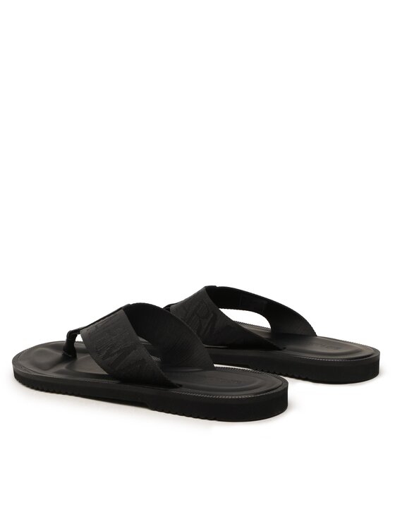 Emporio Armani Emporio Armani Šlepetės per pirštą X4Q003 XN788 K001 Juoda