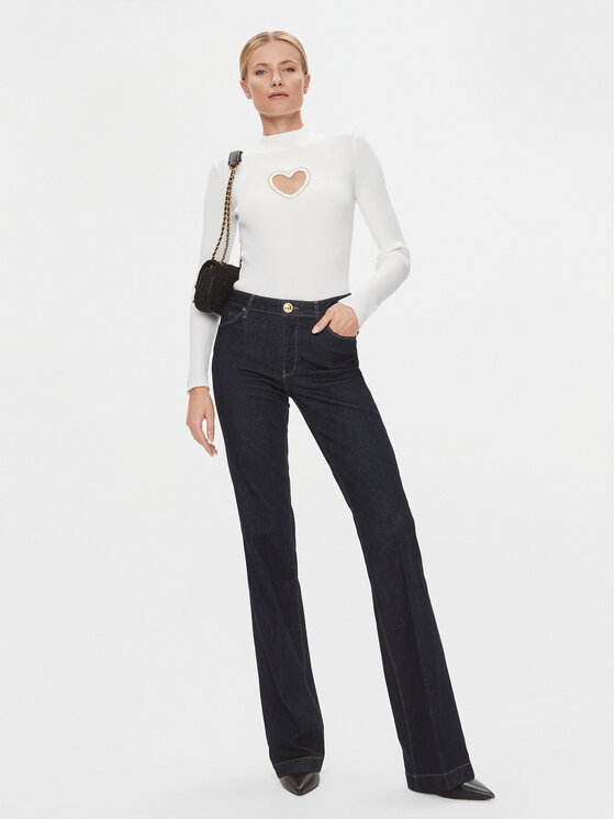 Guess Guess Боди W4RR6 0Z2YK2 Екрю Slim Fit