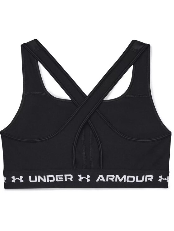 Under Armour Under Armour Biustonosz sportowy Crossback Matte/Shine Czarny
