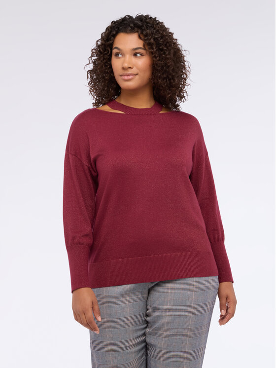 Fiorella Rubino Fiorella Rubino Maglione M012L008260N036 Bordeaux Regular Fit