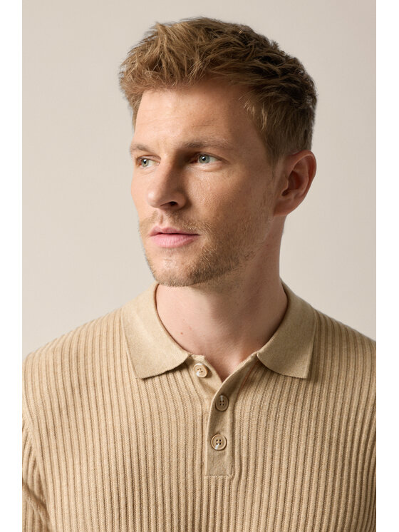 Lancerto Lancerto Polo Domenico PO073126000003 Brązowy Regular Fit
