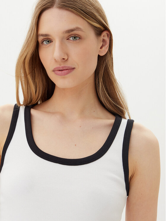Pieces Pieces Top May 17154484 Weiß Slim Fit