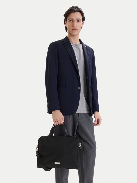 Calvin Klein Geantă pentru laptop Sleek Slim Commuter LV04D3351G Negru