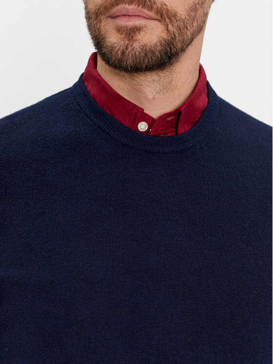United Colors Of Benetton United Colors Of Benetton Pulover 1002U1G34 Mornarsko modra Regular Fit