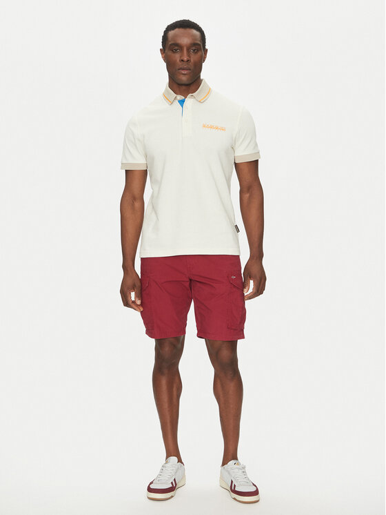 Napapijri Napapijri Polo särk E-Zeri NP0A4ID4 Ekrüüvärv Regular Fit