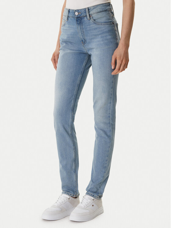 Tommy Hilfiger Blugi WW0WW47694 Albastru Slim Fit
