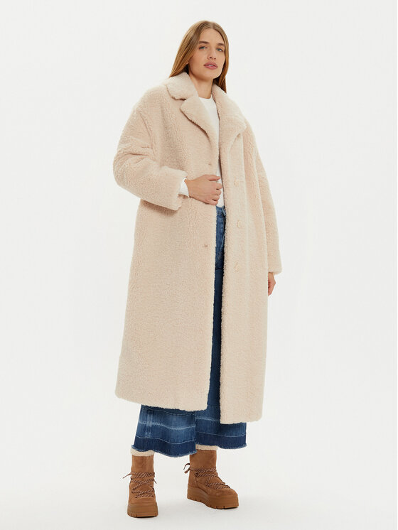 Guess Guess Kažoks New Alina W3BL86 WF2C2 Bēšs Regular Fit