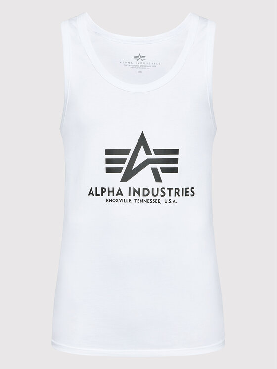 Alpha Industries Alpha Industries Tank top Basic 116513 Λευκό Regular Fit