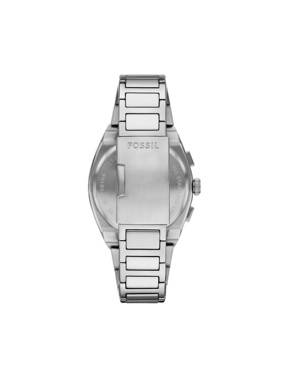 Fossil Fossil Pulkstenis Everett  Chronograph FS6105 Sudraba