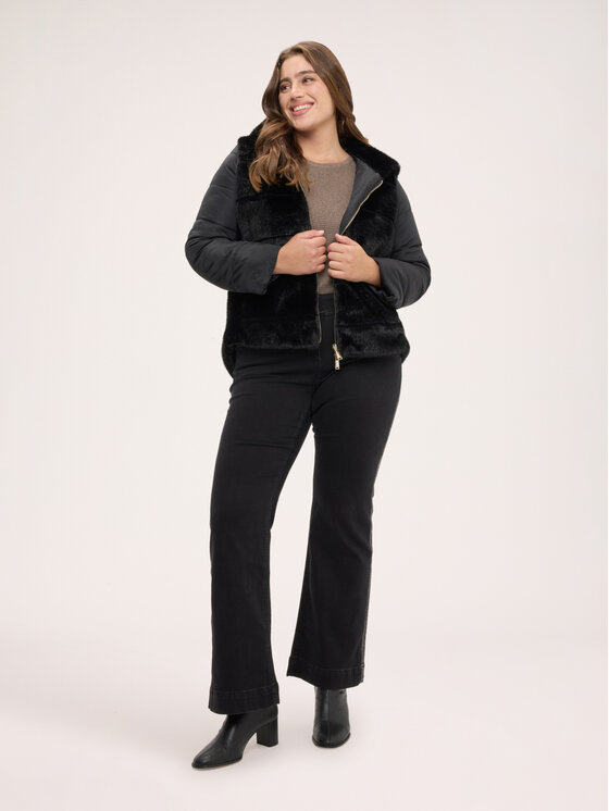 Fiorella Rubino Fiorella Rubino Cappotto invernale F055T001608N033 Nero Regular Fit
