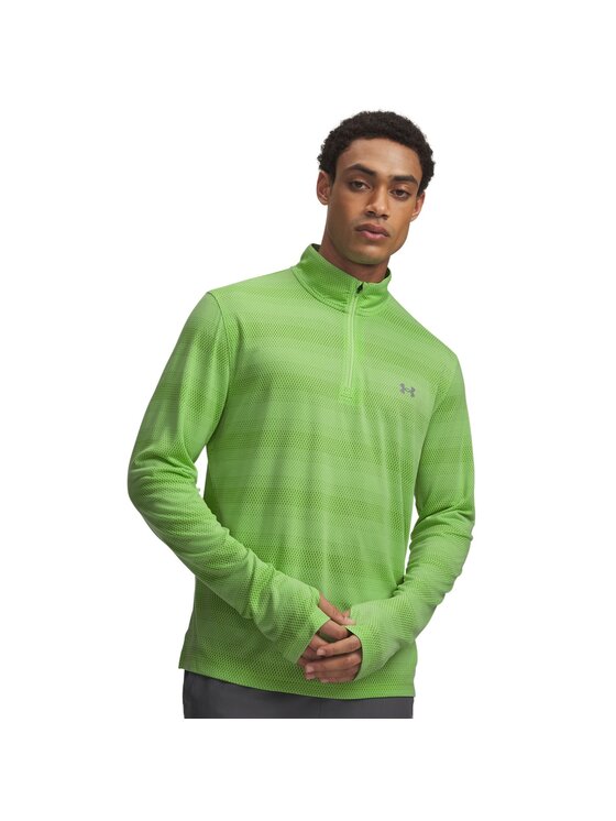 Under Armour Under Armour Bluza techniczna UA-6010887-712 Zielony Regular Fit