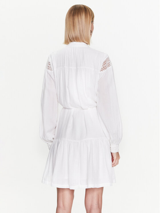Bruuns Bazaar Bruuns Bazaar Vsakodnevna obleka Leora BBW3156 Bela Regular Fit