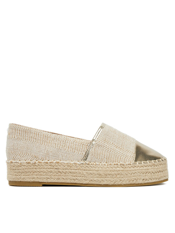 Damskie Espadryle DeeZee, Rozmiar 40, Złote, JSZ701-2