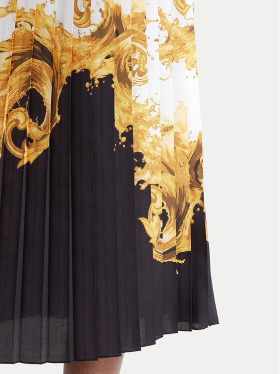 Versace Jeans Couture Versace Jeans Couture Плисирана пола 80HAE8P5 NS806 Черен Regular Fit