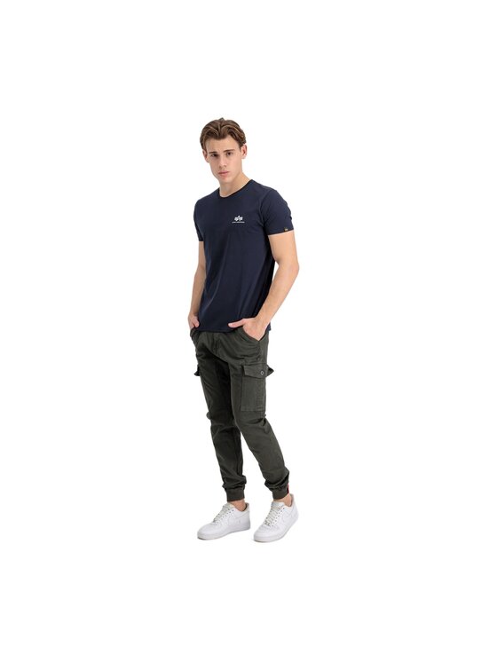 Alpha Industries Alpha Industries Tričko AI.188505-07-4XL Tmavomodrá Basic Fit