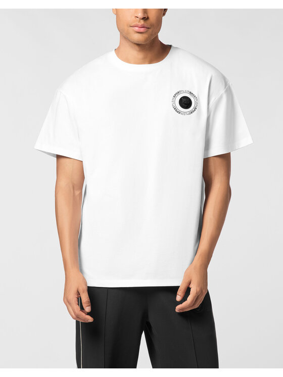Plein Sport Plein Sport T-Shirt 28475 Biały Regular Fit
