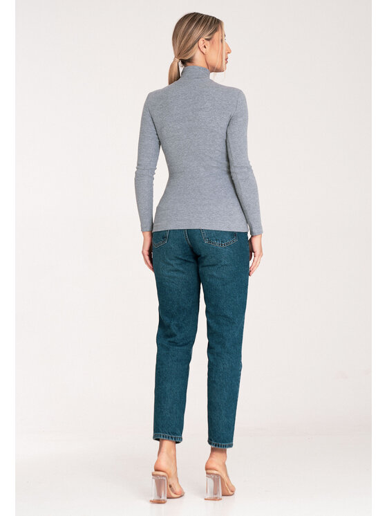 FIGL FIGL Blusa M1058 Grigio Fitted Fit