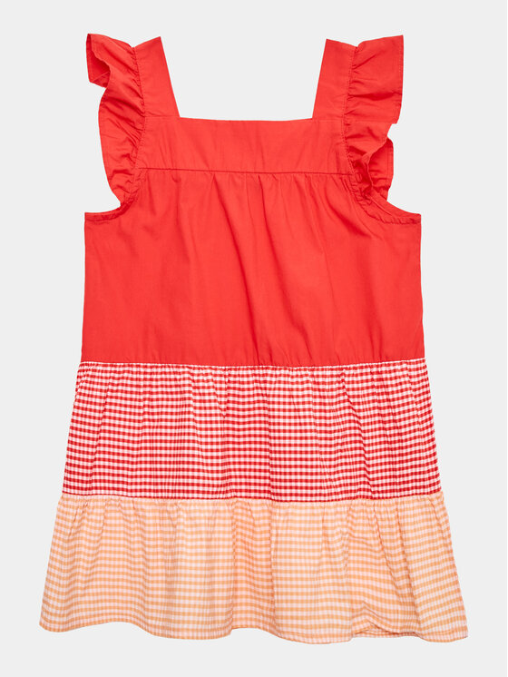 United Colors Of Benetton Rochie de zi 4EW7GV00U Roșu Regular Fit