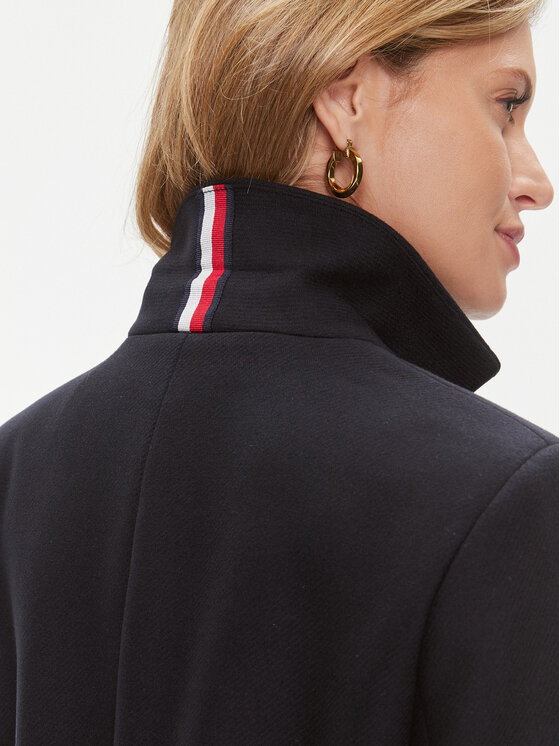 Tommy Hilfiger Tommy Hilfiger Palton de lână WW0WW39753 Bleumarin Regular Fit