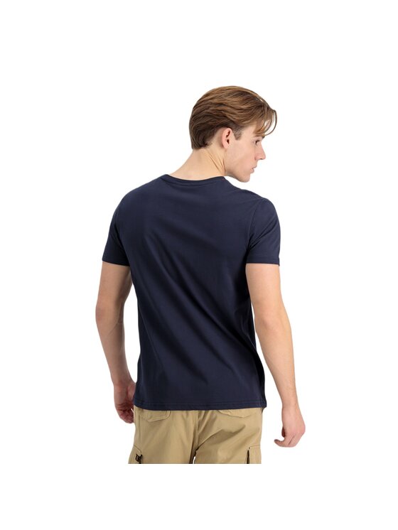 Alpha Industries Alpha Industries Tričko AI.118533-07 Tmavomodrá Basic Fit