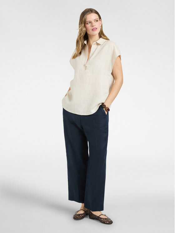 Elena Mirò Elena Mirò Spodnie materiałowe P007P000494N034 Niebieski Regular Fit