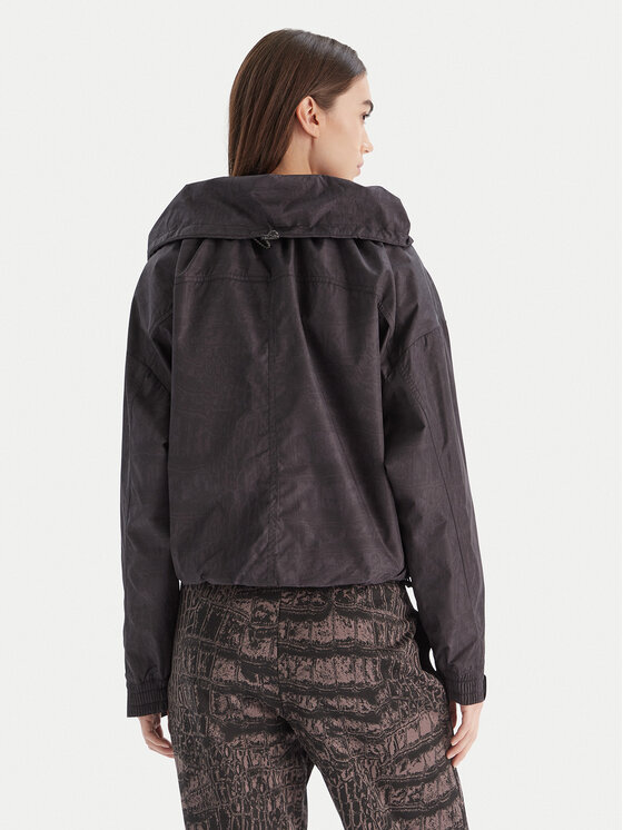 adidas by Stella McCartney adidas by Stella McCartney Prechodná bunda Item Track Top Printed JV7035 Čierna Loose Fit