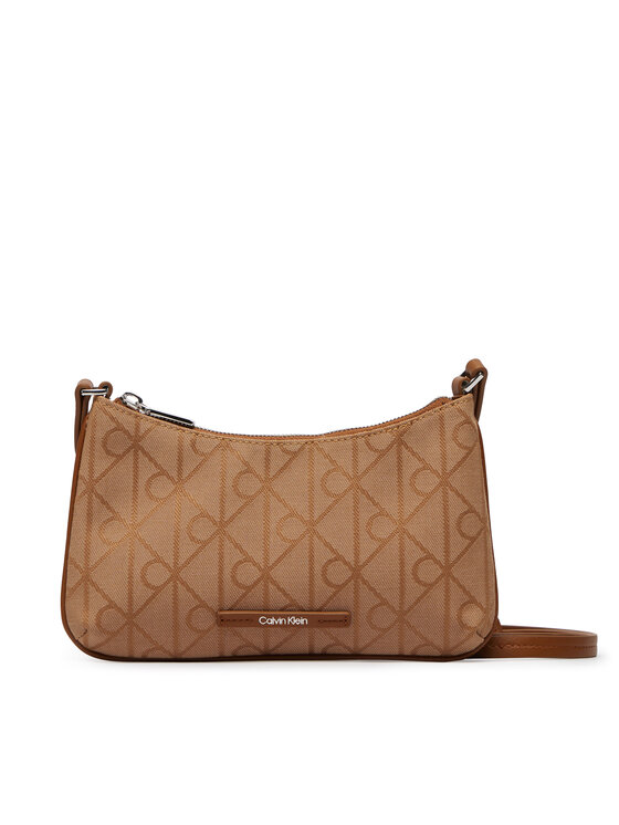 Calvin Klein Calvin Klein Kabelka Emblem Aop LV04F1164G Hnedá