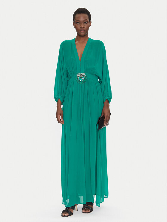 Luisa Spagnoli Luisa Spagnoli Вечірня сукня Paiolo 541815 Зелений Regular Fit