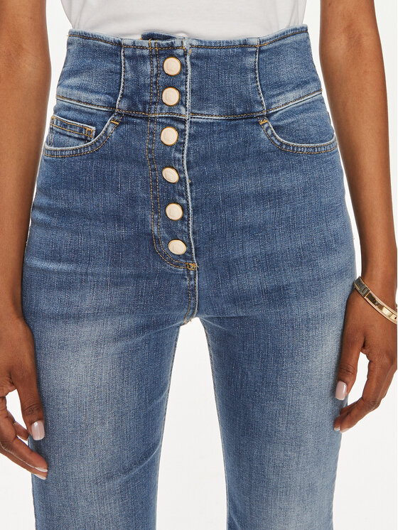 Elisabetta Franchi Elisabetta Franchi Jeansy PJ-43S-41E2-V380 Niebieski Regular Fit
