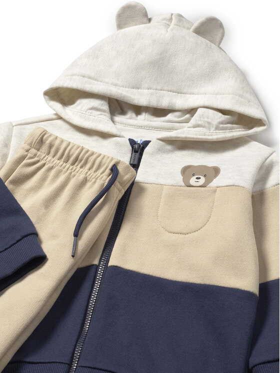 Mayoral Mayoral Σετ 2 παντελόνια φόρμας και φούτερ 918 Μπεζ Regular Fit