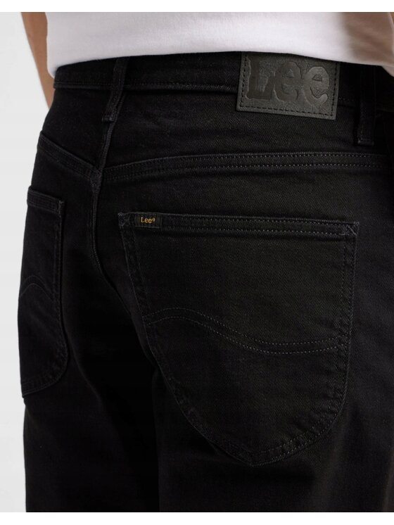 Lee Lee Jeansy Brooklyn Straight Czarny Regular Fit