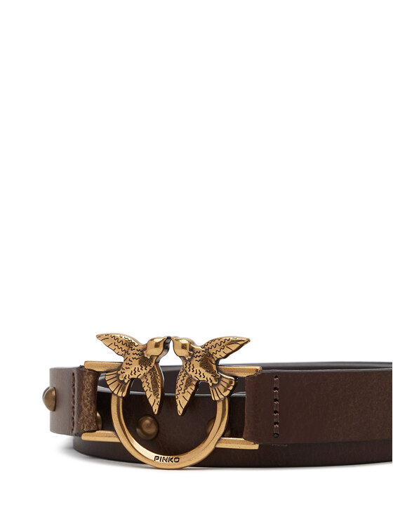PINKO PINKO Damengürtel Dita H2 Belt 20251 PLT01 104796 A2GG Braun