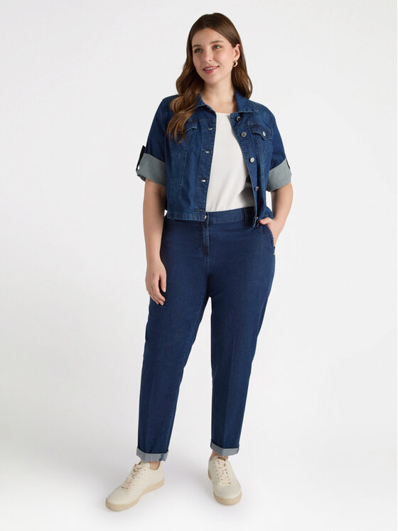 Fiorella Rubino Fiorella Rubino Giacca outdoor R498T001215N024 Blu Boxy Fit