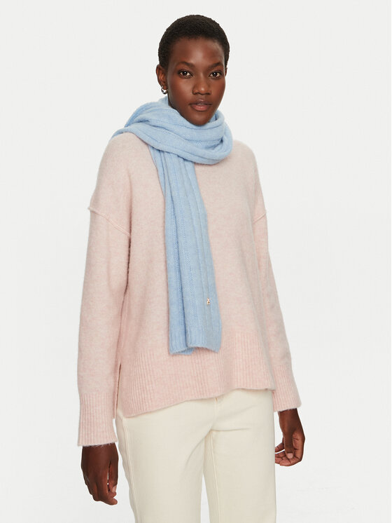 Tommy Hilfiger Tommy Hilfiger Szalik Timeless AW0AW16655 Niebieski