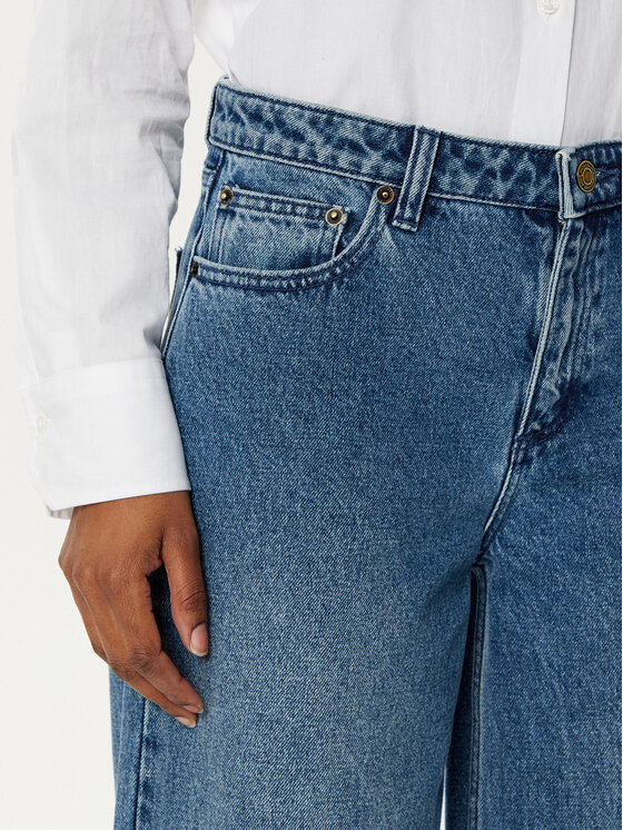 MICHAEL Michael Kors MICHAEL Michael Kors Traperice MF49065FAU Plava Wide Leg