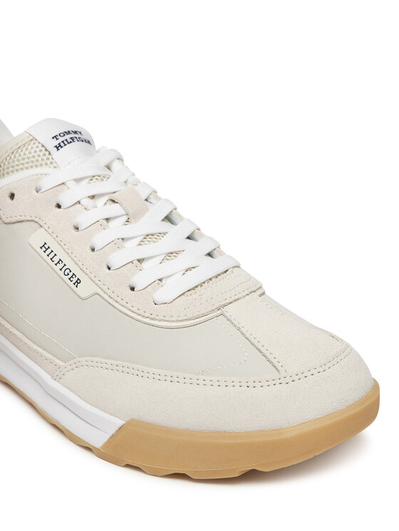 Tommy Hilfiger Tommy Hilfiger Laisvalaikio batai Retro Runner Seasonal FM0FM05425 Balta