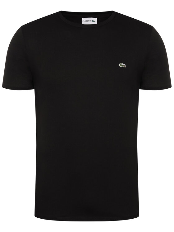 Lacoste Lacoste Marškinėliai TH6709 Juoda Regular Fit
