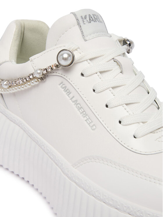 KARL LAGERFELD KARL LAGERFELD Sneakersy Kreeper KL42320P Bílá