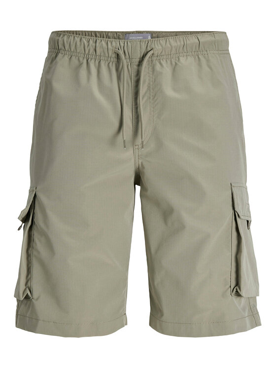 Jack & Jones Jack & Jones Šortky z materiálu Cole Ivan 12288611 Zelená Regular Fit