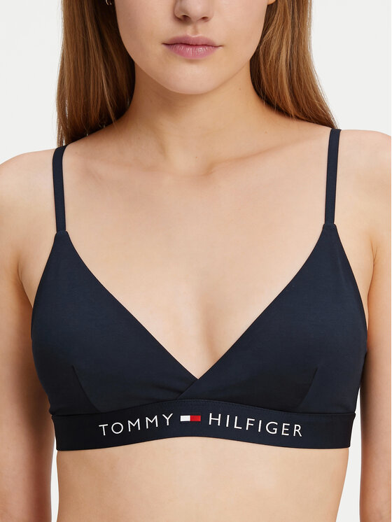 Tommy Hilfiger Tommy Hilfiger Горнище на бански UW0UW06361 Тъмносин