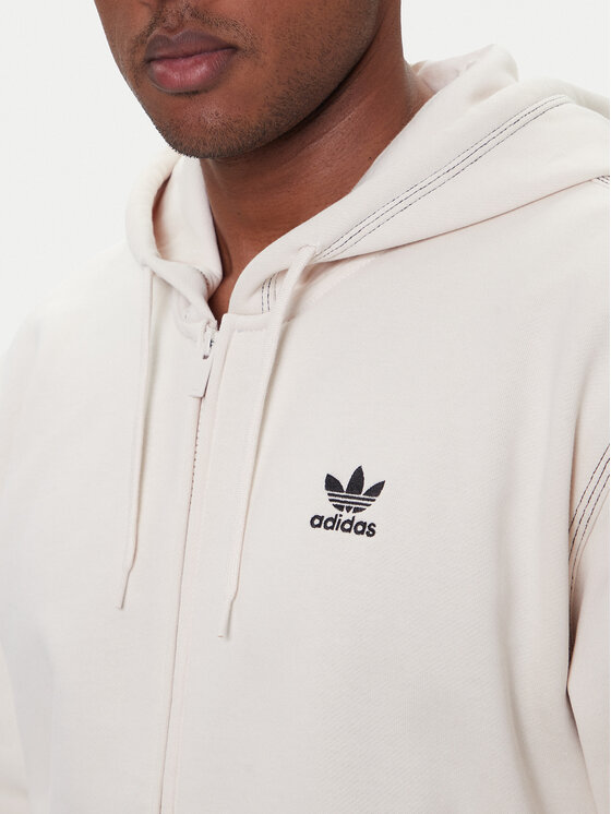 adidas adidas Felpa Essentials Trefoil JW0968 Écru Regular Fit