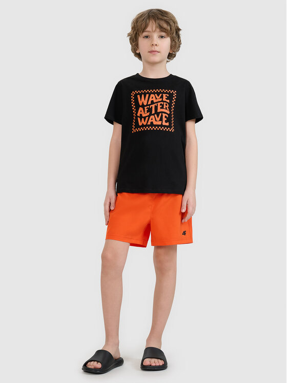 4F 4F Kąpielówki BEACHWEAR COLLECTION Czerwony