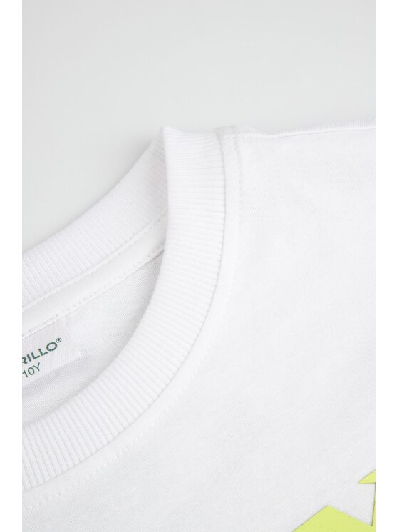 Coccodrillo Coccodrillo Tričko WC6143203HBJ-001 Biela Regular Fit